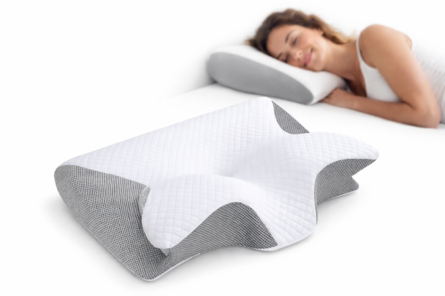 Almohada cervical de espuma viscoelástica