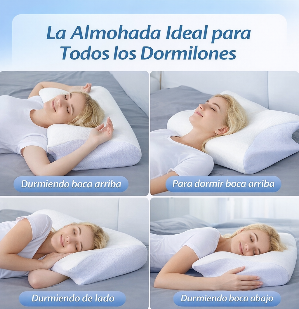 Almohada cervical de espuma viscoelástica